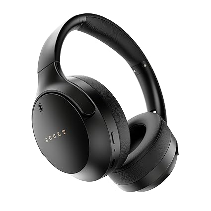 Boult Q Over Ear Bluetooth Headphones with 70H Playtime
